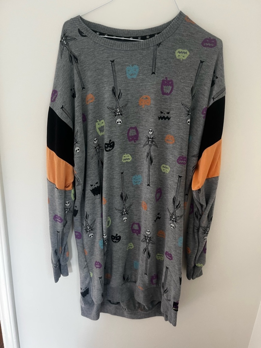 Disney Nightmare Before Christmas Jack Skellington Pumpkin Sweater